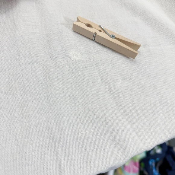 Vintage Ivory Hand Crafted Cotton Embroidered Floral Greek Shabby 34” X 38” - Picture 7 of 7